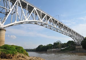 El puente férreo Girardot 